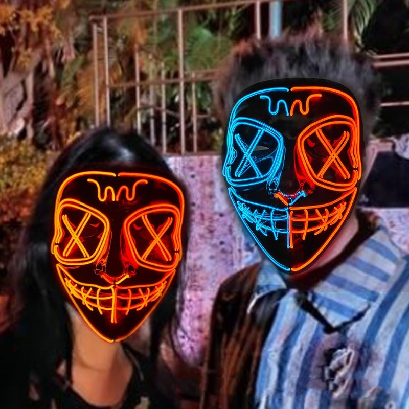 Halloween glow horror full face mask - MRSLM
