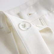 Beaded blazer and flare pants suit set, view 6 - MRSLM