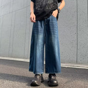 retro women's loose washed jeans - MRSLM