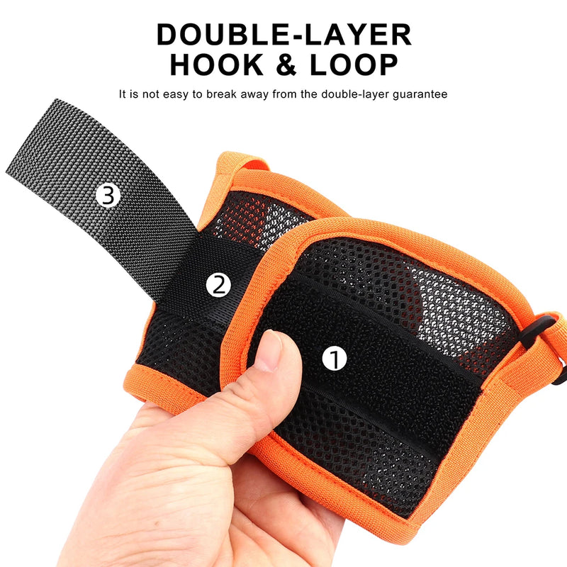 adjustable breathable dog muzzle, view 7 - MRSLM