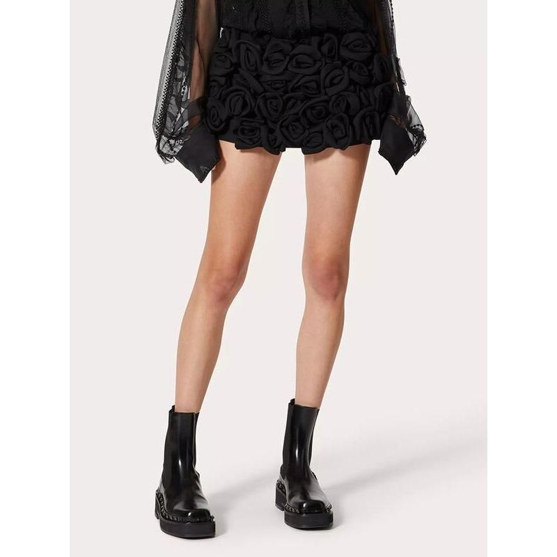 Shorts modeladores de cintura alta com apliques e patchwork para mulheres