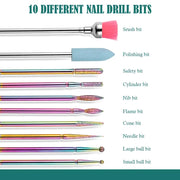 nail drill bits set, view 11 - MRSLM