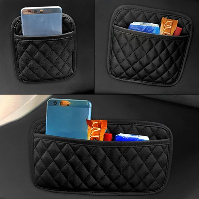 Universeller Auto-Organizer aus PU-Leder für wichtige Accessoires