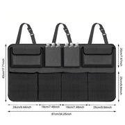hanging car trunk organizer, view 2 - MRSLM