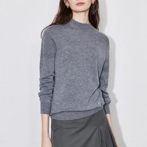 women's half turtleneck knit sweater - MRSLM