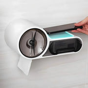 waterproof toilet paper holder with storage, view 6 - MRSLM