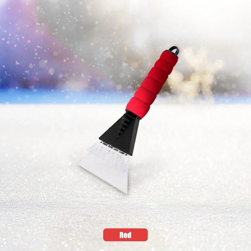 Quick Clean Ice Scraper & Snow Brush for Cars