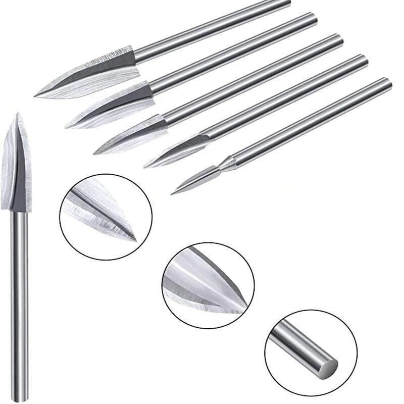 Conjunto de brocas para entalhe em madeira