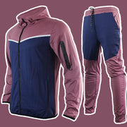 men's hooded sportswear top and trousers set, view 19 - MRSLM