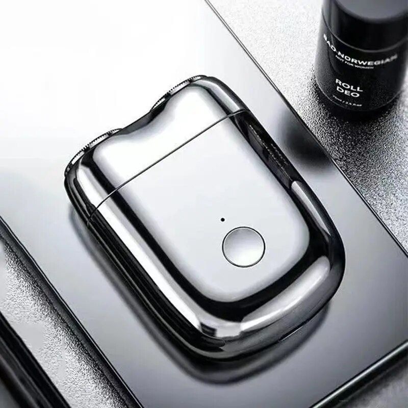 portable double head electric shaver, view 11 - MRSLM
