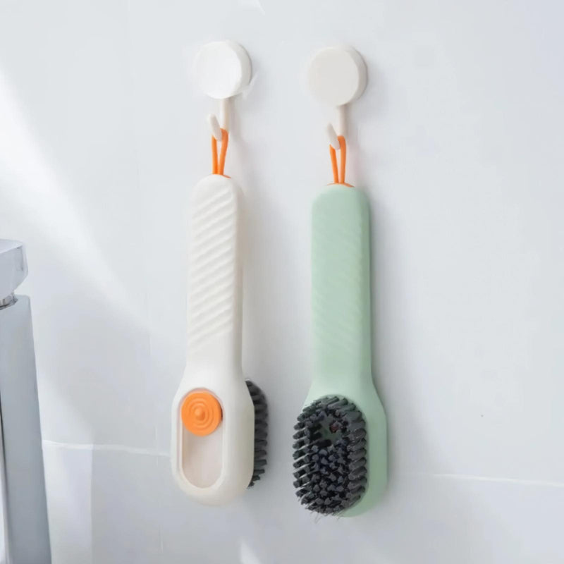 automatic liquid discharge multifunction shoe brush - MRSLM