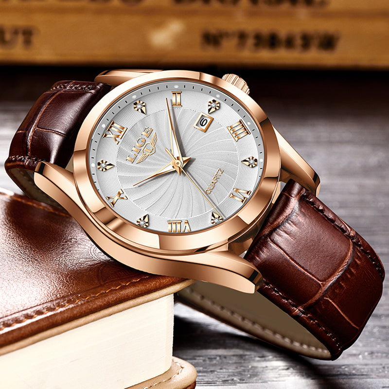 men's leather chronograph sport watch, view 12 - MRSLM
