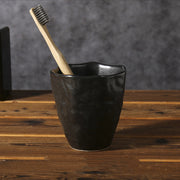 ceramic toothbrush and mouthwash holder, view 4 - MRSLM