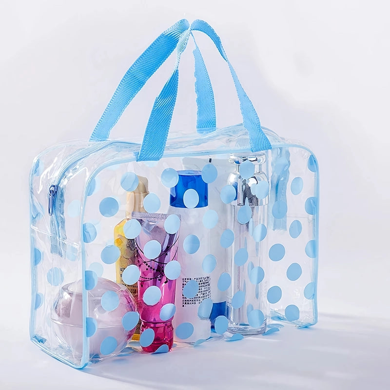 PVC transparent waterproof makeup bag, view 6 - MRSLM