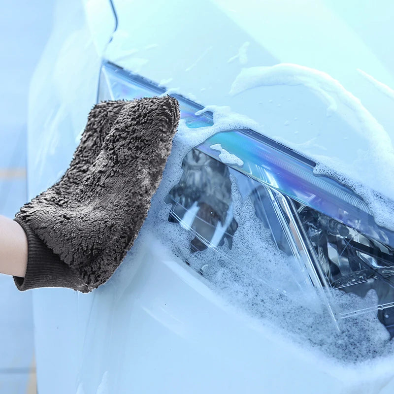 microfiber car wash glove, view 6 - MRSLM