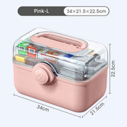 family medicine organizer box, view 3 - MRSLM