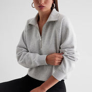 fleece zip-up hoodie for women, view 2 - MRSLM