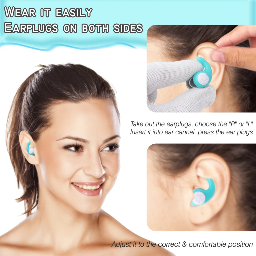 Reusable Silicone Swimming Ear Plugs