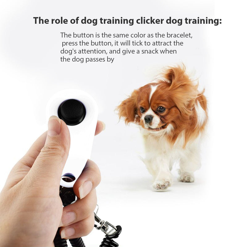 dog training clicker with wrist strap, view 5 - MRSLM