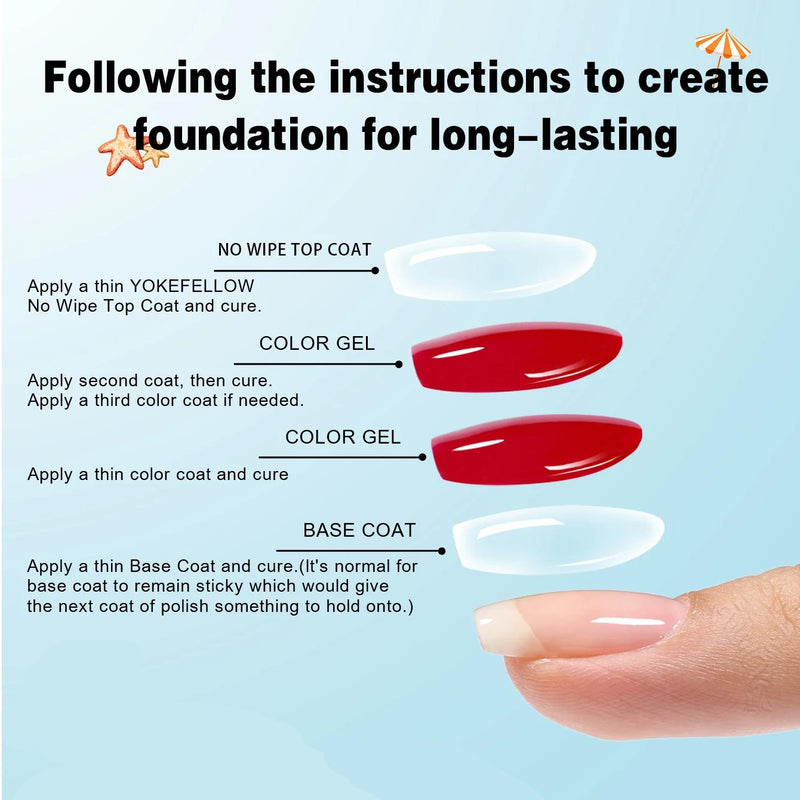 6pcs gel nail polish set, view 5 - MRSLM