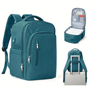 large capacity laptop backpack, view 5 - MRSLM
