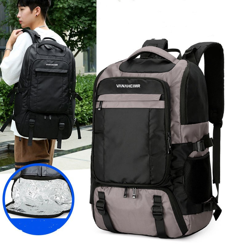 Thermal Insulation Thickened Waterproof Picnic Bag Double Shoulder Ice Pack Large Capacity Picnic Backpack