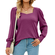 square neck button-up long sleeve jersey, view 11 - MRSLM