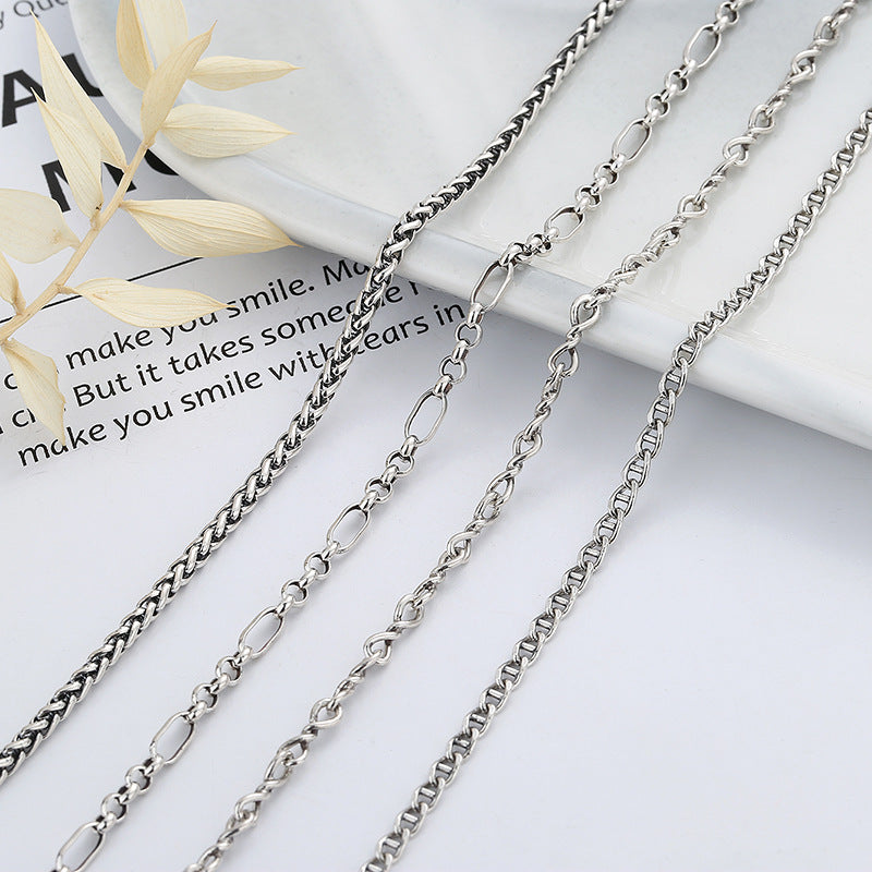 Sterling Silver All-match DIY Ornament Pendant Necklace