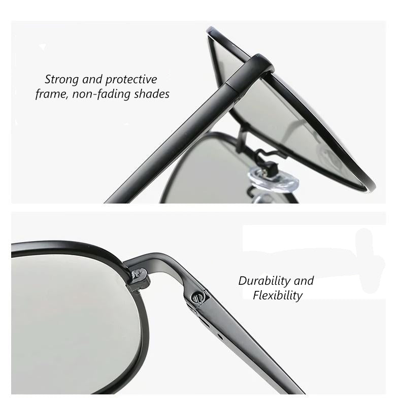 photochromic pilot sunglasses, view 9 - MRSLM