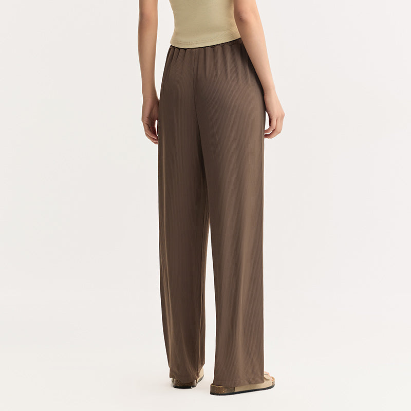 wide-leg drawstring trousers, view 10 - MRSLM