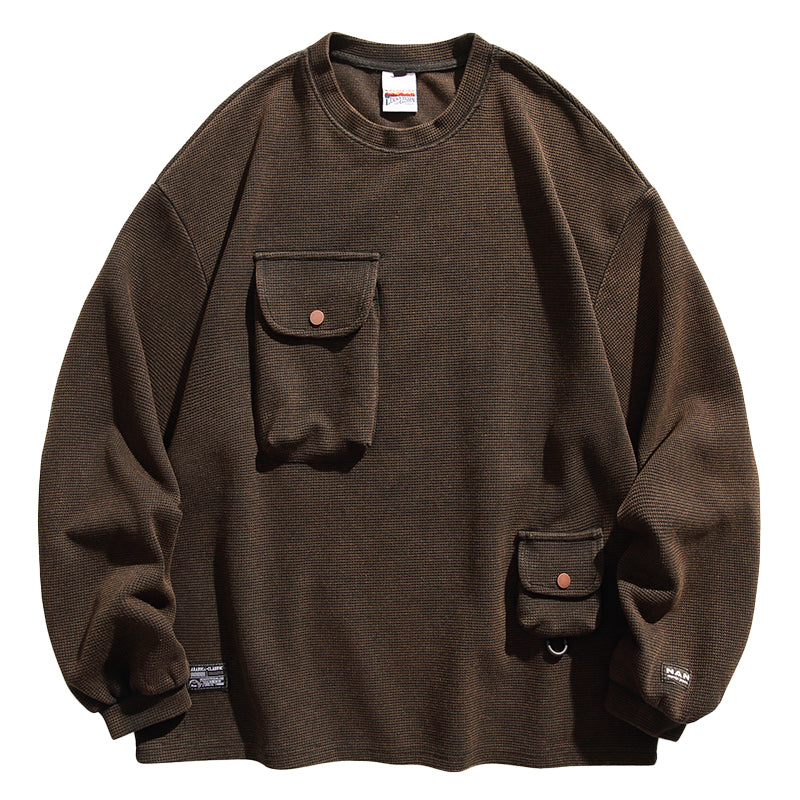 vintage harajuku casual long sleeve sweatshirt, view 2 - MRSLM