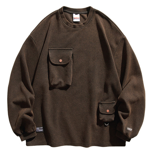 vintage harajuku casual long sleeve sweatshirt, view 2 - MRSLM
