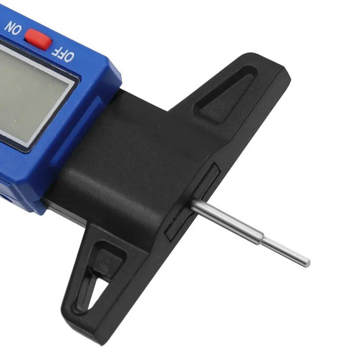 Essential Digital Tire Tread Depth Gauge - Precision Auto Tire Monitoring Tool