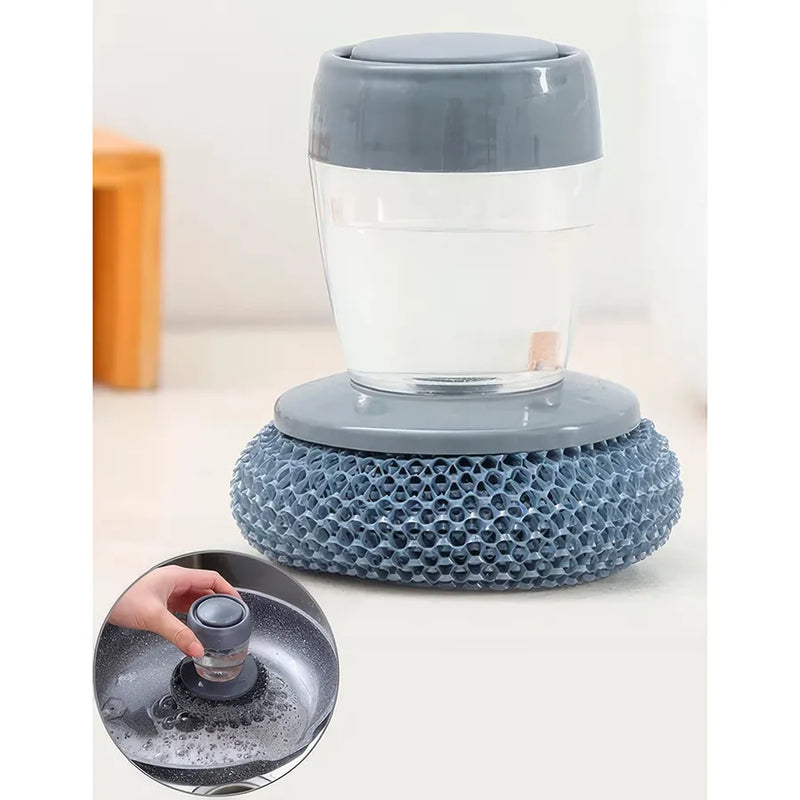 automatic soap dispensing kitchen brush, view 7 - MRSLM