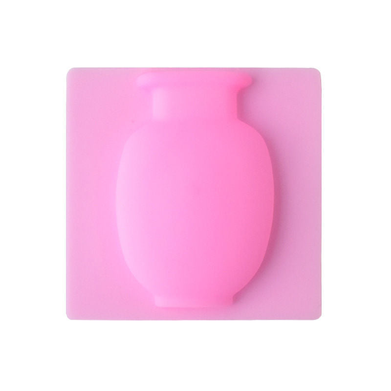 Moderne Silikon-Saugnapf-Wandvase