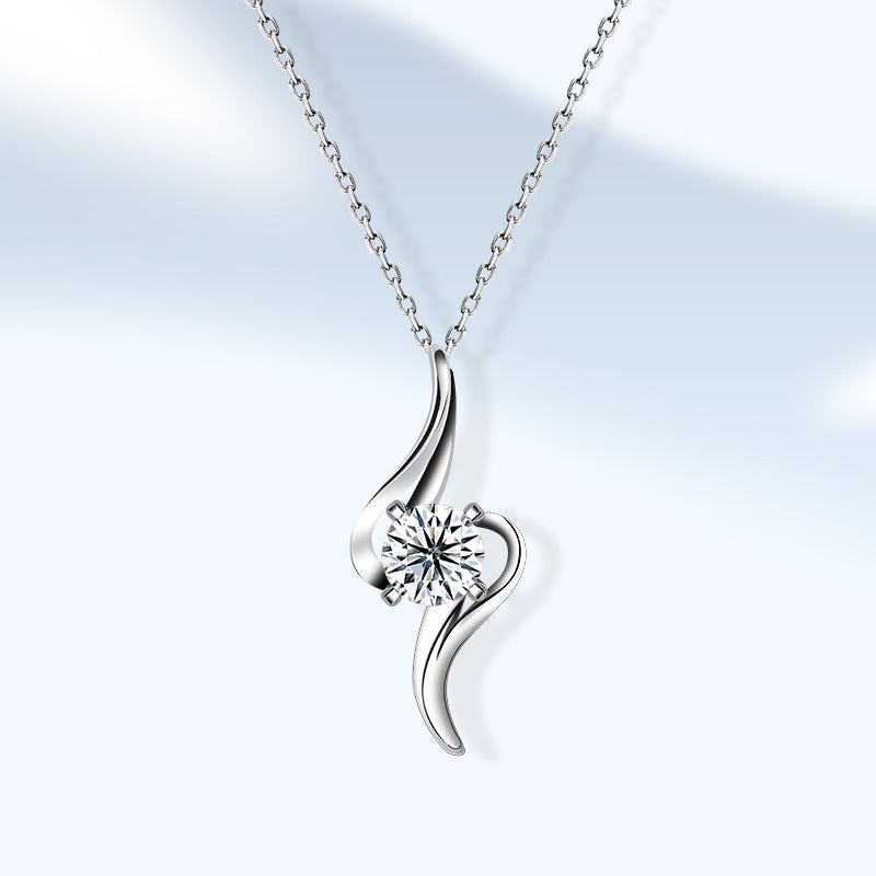 Personalisierte Modeschmuck-Halskette aus Sterlingsilber