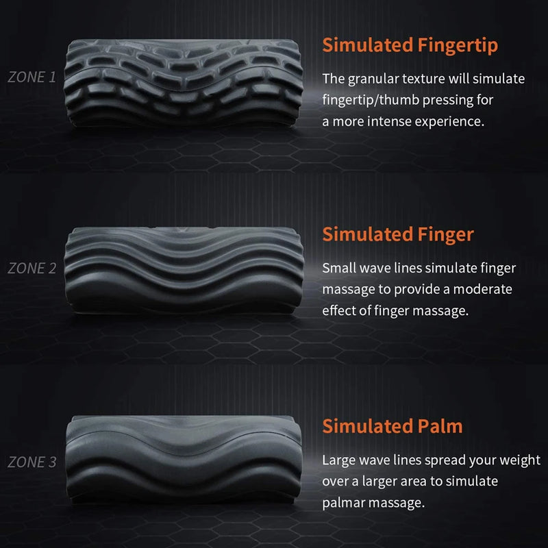 vibrating foam roller, view 5 - MRSLM