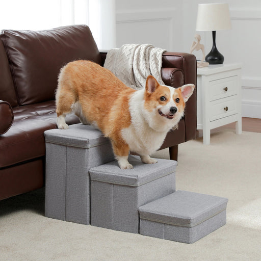 foldable pet steps with storage - MRSLM