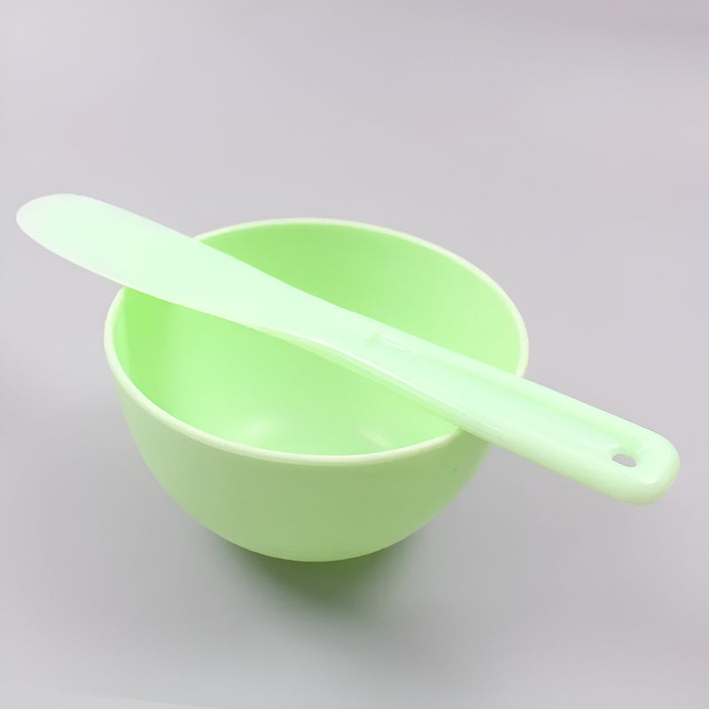 2-teiliges Silikon-Gesichtsmasken-Rührschüssel- und Spatel-Set