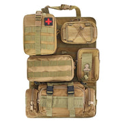 Tactical car seat organizer with Molle pouches, view 13 - MRSLM