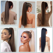 synthetic wrap around ponytail extensions, view 20 - MRSLM
