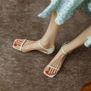Square toe high heel sandals, view 27 - MRSLM