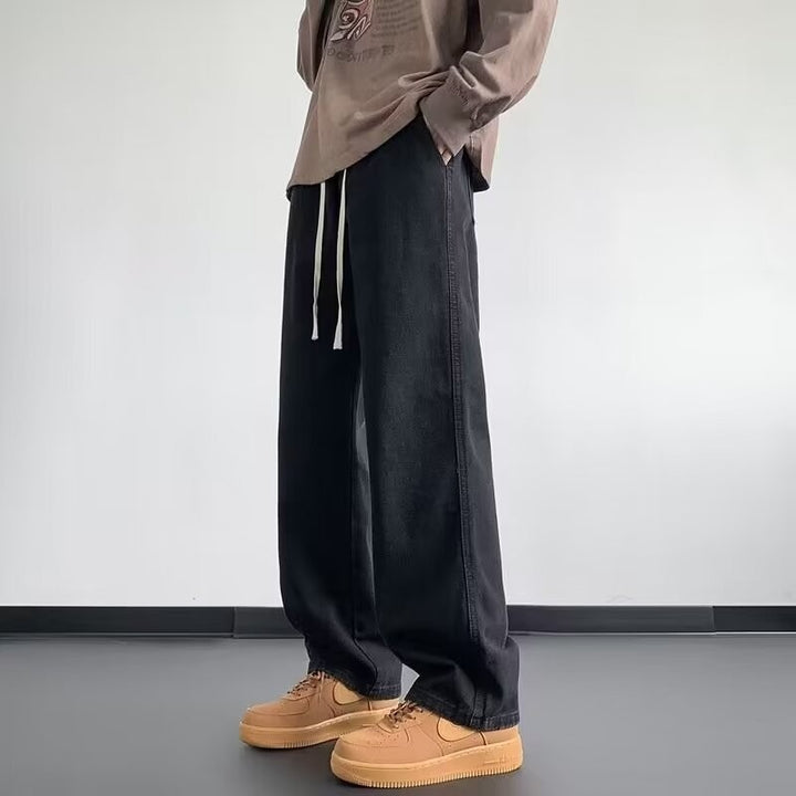 Men's Straight Loose American Design Jeans