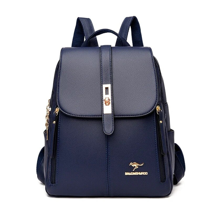 Vintage Leather Backpack Purse