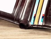 first layer leather wallet, view 8 - MRSLM