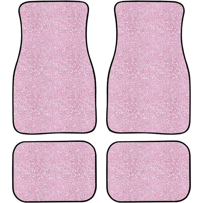 Pink Bling Print Universal Car Floor Mats