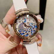 peacock design ladies quartz watch, view 4 - MRSLM