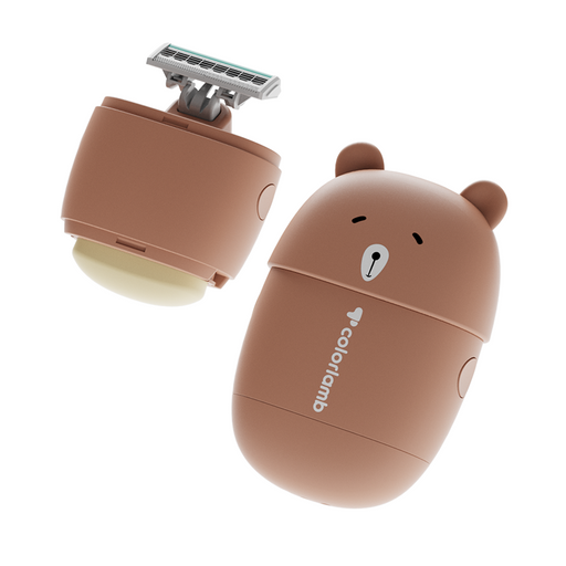 portable cute bear razor set for women - MRSLM