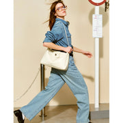 leather tote crossbody bag, view 10 - MRSLM