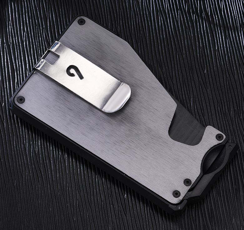 automatic pop-up metal card holder, view 6 - MRSLM